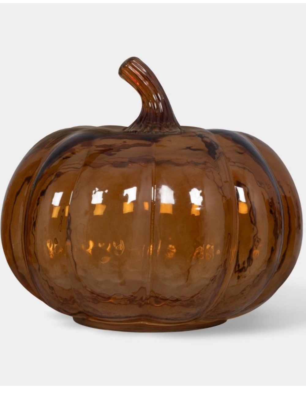 6.5" Medium Glass Fall Pumpkin - Threshold™